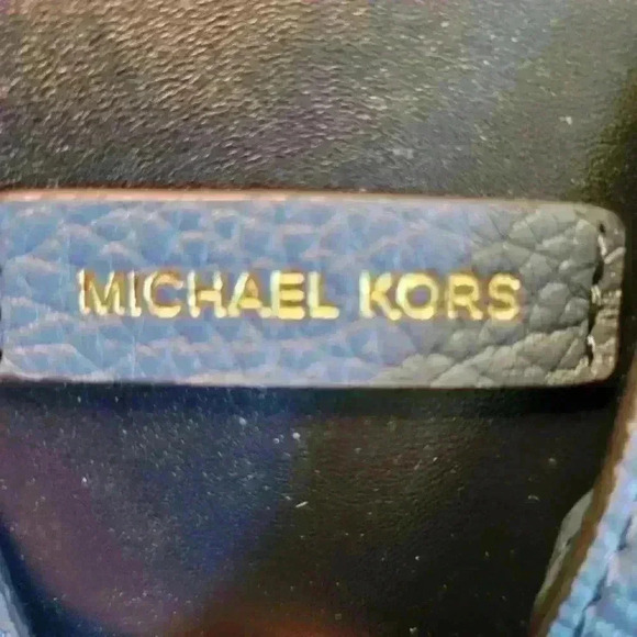 Michael Kors 2tone Blue leather bag - Picture 10 of 11